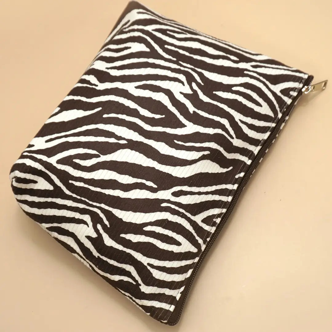 Travel Cosmetic Bag | Zebra