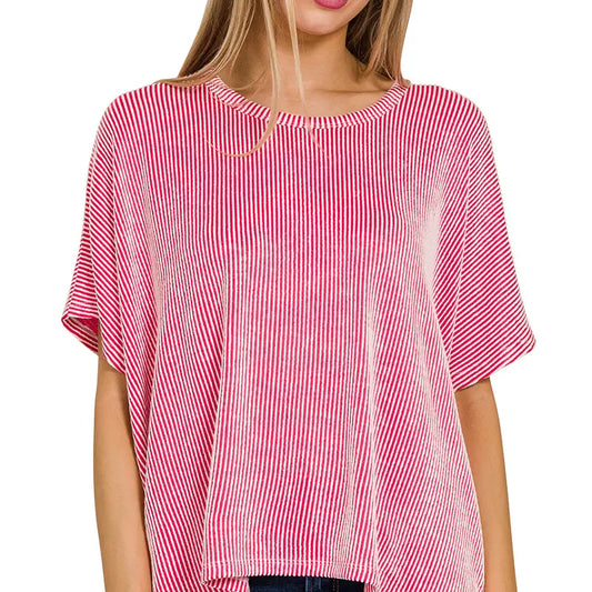 Corded Top | Pink