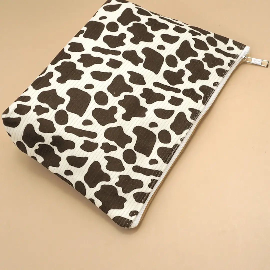 Travel Cosmetic Bag | Cow