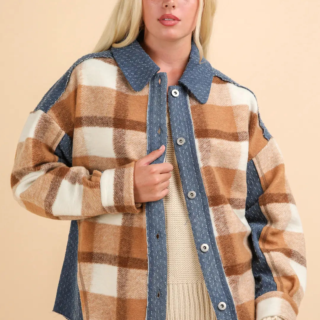 Contrast Shacket