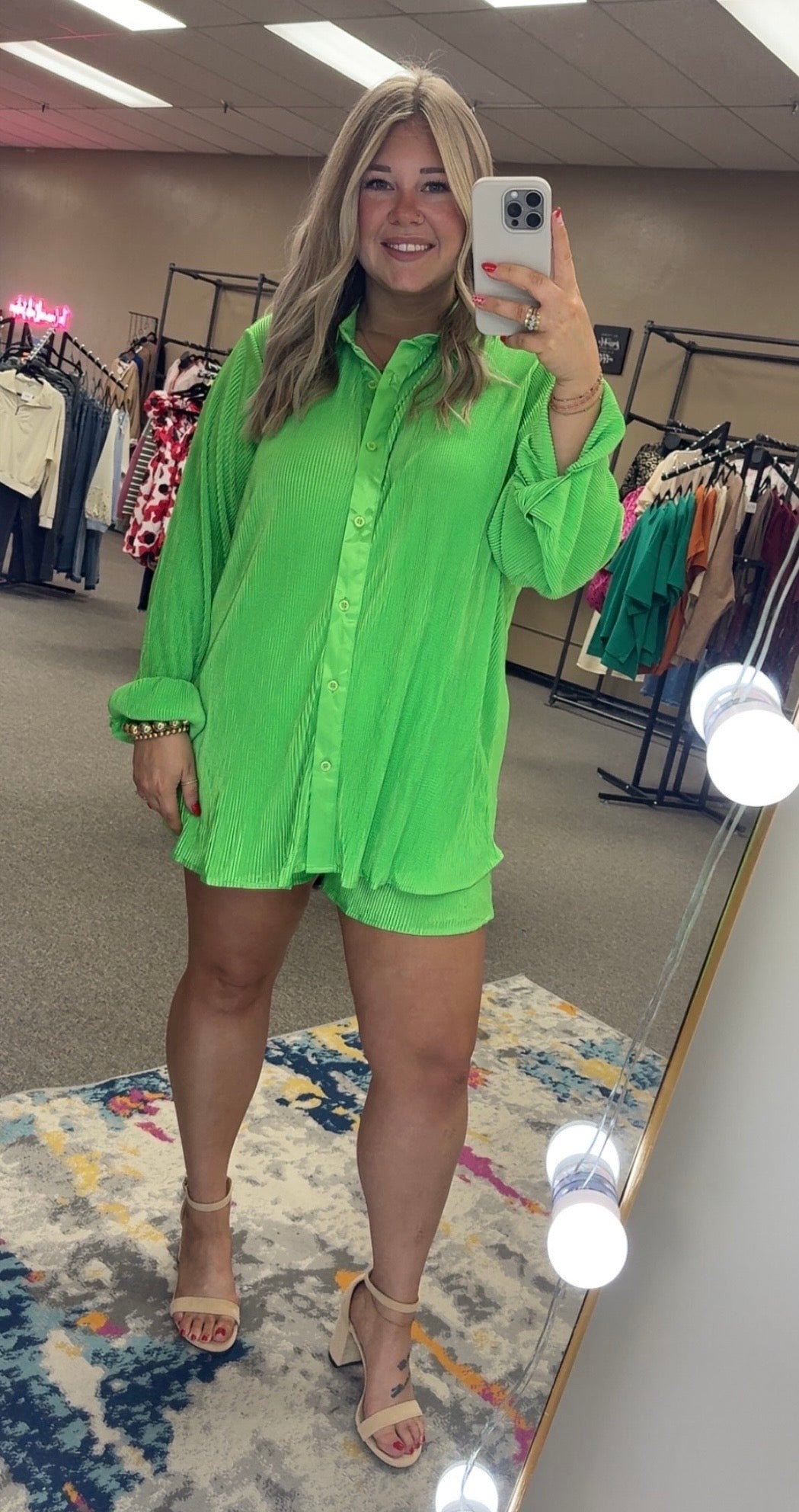 Lil' Ripple Lounge Set | Green